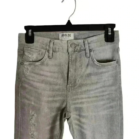 Agolde | Sophie Hi Rise Crop Skinny Jeans Size 24 - Picture 3 of 9